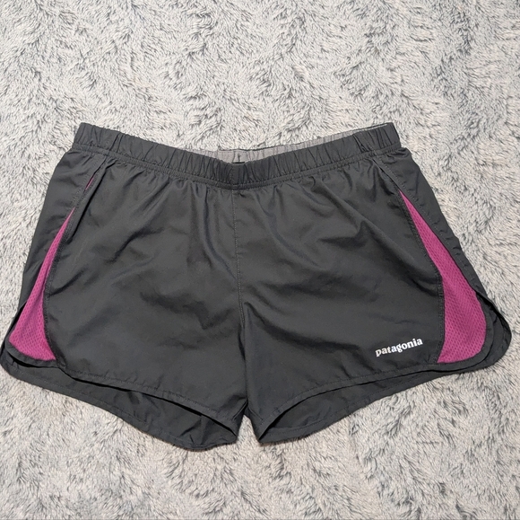 Patagonia Strider Running Shorts Gray Pink Small - Picture 2 of 7